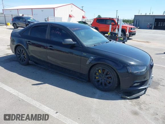 2013 Audi A4 Premium with VIN WAUBFAFL8DN041271, listed as a IAAI auction lot 42104890 with 180,322 mi miles and . Bid and sale history available at DreamBid. Image 1.