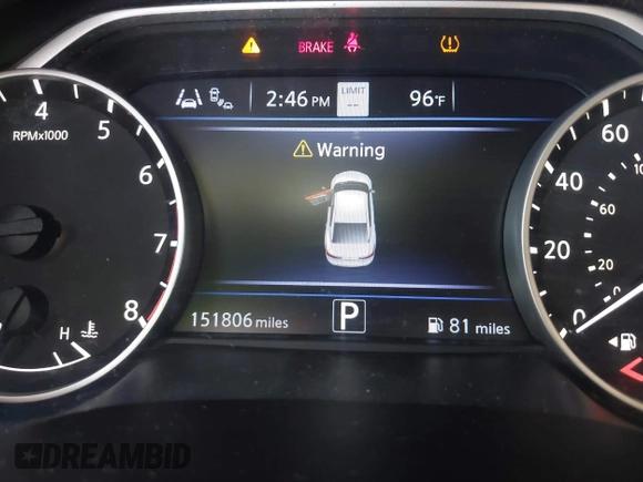2020 Nissan Maxima SV with VIN 1N4AA6CV5LC364726, listed as a IAAI auction lot 42747680 with 151,806 mi miles and . Bid and sale history available at DreamBid. Image 15.
