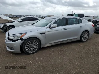 2015 Kia K900 Luxury with VIN KNALW4D45F6022028, listed as a Copart auction lot 45048855 with 81,321 mi miles and Clean Title. Bid and sale history available at carsss.com. Image 1.