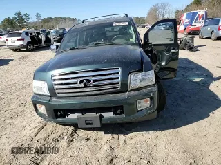 2005 Infiniti QX56 with VIN 5N3AA08A65N805075, listed as a Copart auction lot 43147485 with 110,750 mi miles and Salvage Title. Bid and sale history available at carsss.com. Image 12.