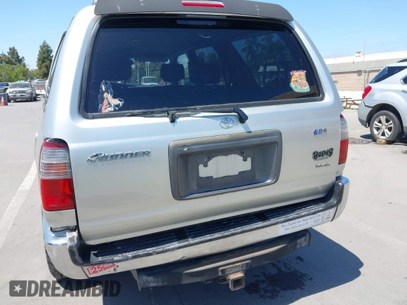 1999 Toyota 4Runner SR5 with VIN JT3GN86R8X0123564, listed as a IAAI auction lot 42174995 with 275,264 mi miles and . Bid and sale history available at DreamBid. Image 6.