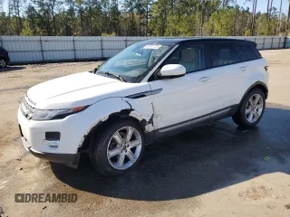 2013 Land Rover Range Rover Evoque Pure Plus with VIN SALVP2BG0DH803298, listed as a Copart auction lot 89187725 with 97,874 mi miles and Salvage Title. Bid and sale history available at carsss.com. Image 1.