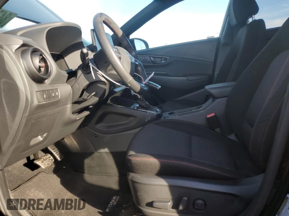 2022 Hyundai Kona N Line with VIN KM8K3CA31NU826992, listed as a Copart auction lot 84766394 with 30,318 mi miles and Salvage Title. Bid and sale history available at carsss.com. Image 7.