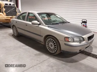2003 Volvo S60 2.4L Turbo with VIN YV1RS58D432256036, listed as a IAAI auction lot 41805738 with 285,341 mi miles. Bid and sale history available at carsss.com. Image 1.