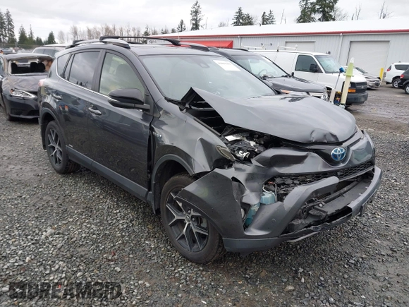 2018 Toyota RAV4 Hybrid SE with VIN JTMJJREV7JD208249, listed as a IAAI auction lot 41859301 with 91,899 mi miles and . Bid and sale history available at DreamBid. Image 1.
