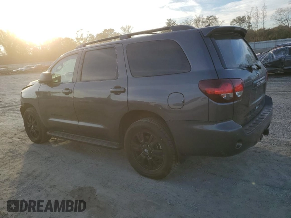 2018 Toyota Sequoia SR5 with VIN 5TDZY5G16JS070984, listed as a Copart auction lot 81358604 with 85,179 mi miles and Salvage Title. Bid and sale history available at carsss.com. Image 2.