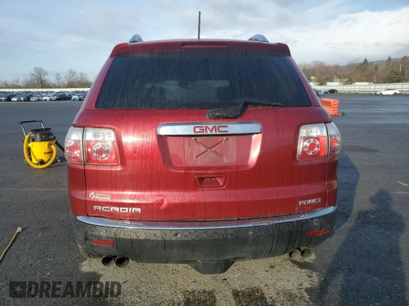 2008 GMC Acadia SLT1 with VIN 1GKEV23718J301396, listed as a Copart auction lot 51122325 with 151,885 mi miles and Clean Title. Bid and sale history available at DreamBid. Image 6.