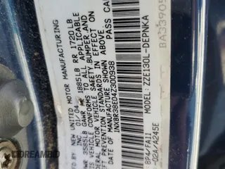 2004 Toyota Corolla CE with VIN 1NXBR38E04Z300938, listed as a Copart auction lot 54241515 with Not Provided miles and Salvage Title. Bid and sale history available at DreamBid. Image 12.