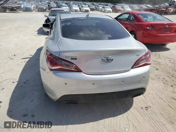 2013 Hyundai Genesis Coupe R-Spec with VIN KMHHU6KJ5DU091048, listed as a Copart auction lot 62120655 with 155,874 mi miles and Salvage title. Bid and sale history available at DreamBid. Image 6.