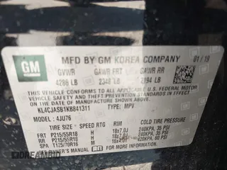2019 Buick Encore Preferred with VIN KL4CJASB1KB841311, listed as a IAAI auction lot 41703460 with 70,382 mi miles. Bid and sale history available at carsss.com. Image 9.