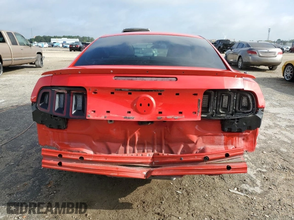 2013 Ford Mustang V6 with VIN 1ZVBP8AM5D5261411, listed as a Copart auction lot 51056685 with 157,730 mi miles and Salvage Title. Bid and sale history available at carsss.com. Image 6.