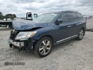 2015 Nissan Pathfinder SL z VIN 5N1AR2MMXFC619453, wystawiony jako Copart lot #50776755 z przebiegiem 163 704 mil mil oraz Szkoda całkowita • Salvage title. Historia ofert i sprzedaży dostępna na DreamBid. Obrazek 1.