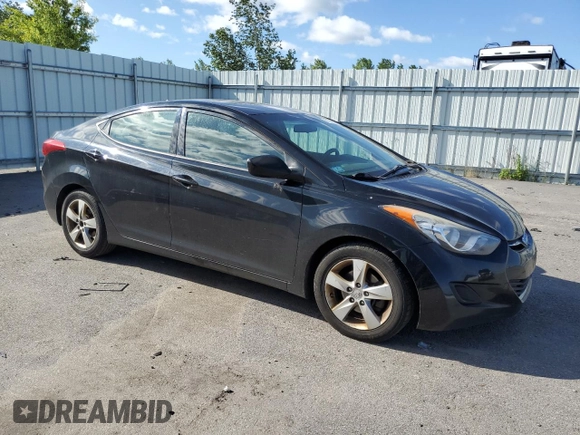 2013 Hyundai Elantra GLS with VIN 5NPDH4AE9DH257856, listed as a Copart auction lot 61301275 with 260,250 mi miles and Clean title. Bid and sale history available at DreamBid. Image 4.