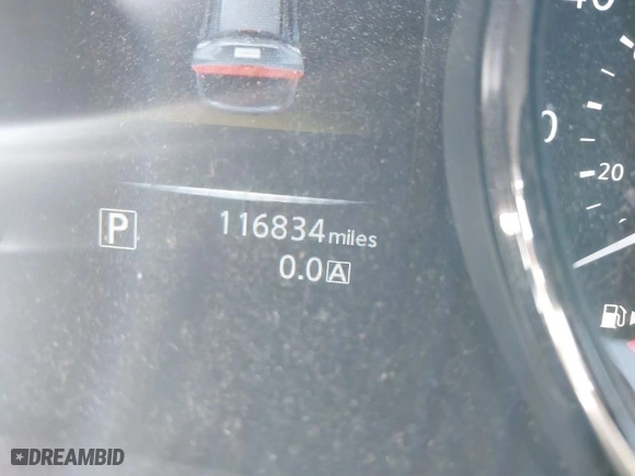 2015 Nissan Rogue SV with VIN KNMAT2MV9FP562797, listed as a IAAI auction lot 41669177 with 116,834 mi miles. Bid and sale history available at carsss.com. Image 16.
