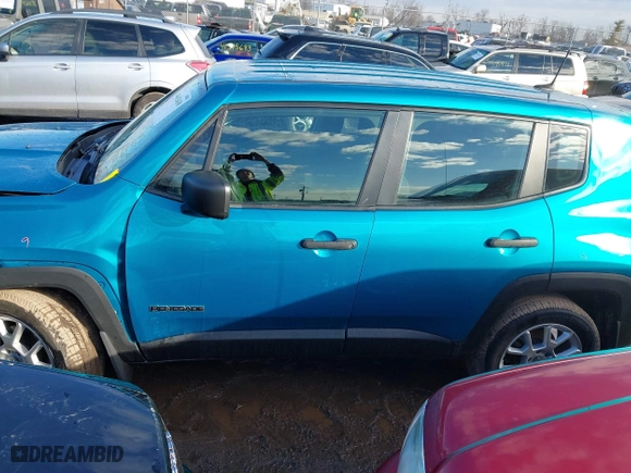 2019 Jeep Renegade Sport with VIN ZACNJBAB7KPK34175, listed as a IAAI auction lot 41632630 with 111,185 mi miles. Bid and sale history available at carsss.com. Image 14.