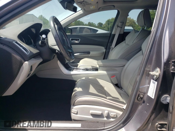 2020 Acura TLX Technology with VIN 19UUB3F40LA001110, listed as a Copart auction lot 57134585 with 131,507 mi miles and Salvage title. Bid and sale history available at DreamBid. Image 7.