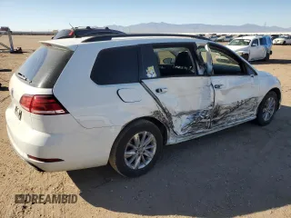 2019 Volkswagen Golf SportWagen S with VIN 3VWY57AU2KM510846, listed as a Copart auction lot 76291044 with 110,496 mi miles and Salvage Title. Bid and sale history available at carsss.com. Image 3.