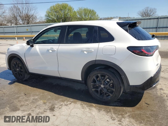 2024 Honda HR-V Sport with VIN 3CZRZ2H50RM777341, listed as a Copart auction lot 50234555 with 18,180 mi miles and Salvage Title. Bid and sale history available at carsss.com. Image 2.