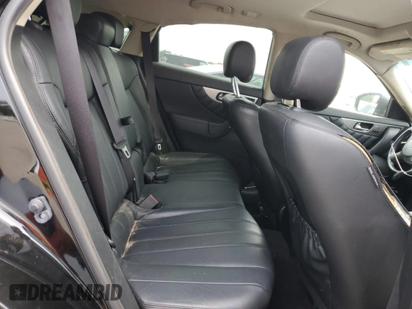 2017 Infiniti QX70 z VIN JN8CS1MW0HM412181, wystawiony jako Copart lot #60594815 z przebiegiem 127 971 mil mil oraz Szkoda całkowita • Salvage title. Historia ofert i sprzedaży dostępna na DreamBid. Obrazek 11.