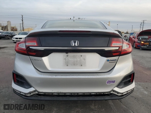 2018 Honda Clarity Plug-In Hybrid Touring with VIN JHMZC5F33JC010078, listed as a Copart auction lot 84333624 with 52,907 mi miles and Salvage Title. Bid and sale history available at carsss.com. Image 6.