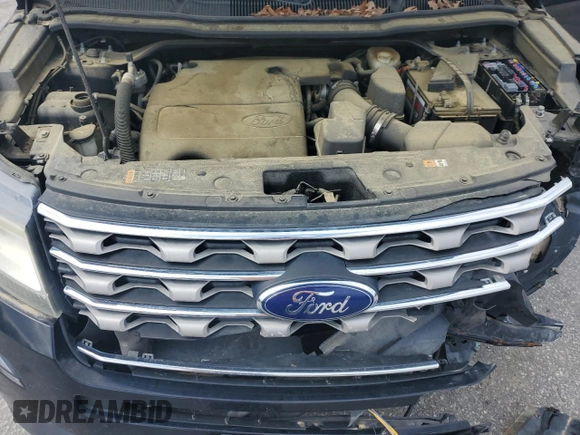 2017 Ford Explorer XLT z VIN 1FM5K7D80HGC17927, wystawiony jako Copart lot #58684995 z przebiegiem 108 027 mil mil oraz Czysty tytuł • Clean title. Historia ofert i sprzedaży dostępna na DreamBid. Obrazek 12.