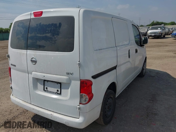 2020 Nissan NV200 Compact Cargo SV with VIN 3N6CM0KN6LK694679, listed as a IAAI auction lot 42060243 with 55,811 mi miles. Bid and sale history available at carsss.com. Image 4.