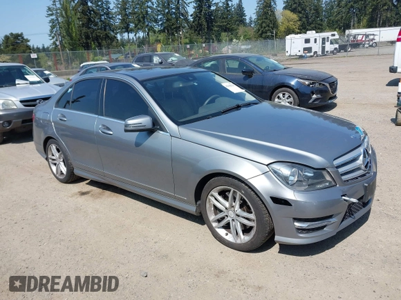 2013 Mercedes-Benz C-Class C 300 Sport with VIN WDDGF8AB7DG100594, listed as a IAAI auction lot 42108135 with 135,190 mi miles. Bid and sale history available at carsss.com. Image 13.