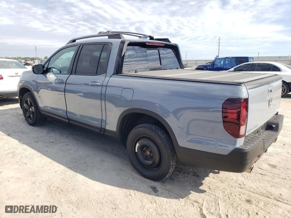 2023 Honda Ridgeline Black Edition with VIN 5FPYK3F87PB012399, listed as a Copart auction lot 87681825 with 16,201 mi miles and Salvage Title. Bid and sale history available at carsss.com. Image 2.