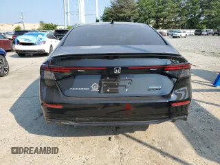 2024 Honda Accord Sport-L with VIN 1HGCY2F79RA044819, listed as a Copart auction lot 58347705 with 12,747 mi miles and Salvage title. Bid and sale history available at DreamBid. Image 6.
