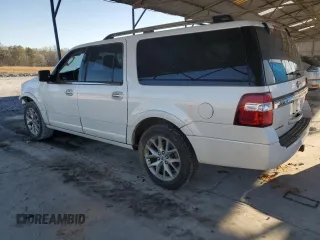 2017 Ford Expedition Max Limited with VIN 1FMJK1KT4HEA67724, listed as a Copart auction lot 47020515 with 180,858 mi miles and Salvage title. Bid and sale history available at DreamBid. Image 2.