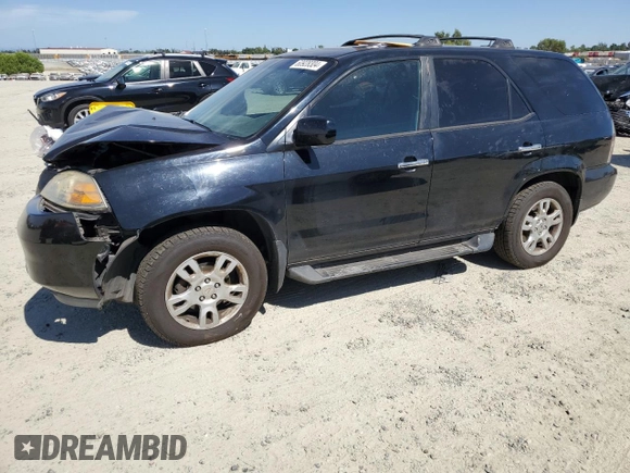 2006 Acura MDX Touring w/Navi with VIN 2HNYD18816H549468, listed as a Copart auction lot 60928304 with 193,769 mi miles and Salvage Title. Bid and sale history available at carsss.com. Image 1.