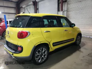 2014 FIAT 500L Trekking with VIN ZFBCFADH2EZ021617, listed as a Copart auction lot 46073835 with 127,121 mi miles and Salvage Title. Bid and sale history available at DreamBid. Image 3.