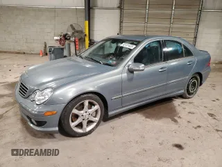 2007 Mercedes-Benz C 230 Sport with VIN WDBRF52H67F896266, listed as a Copart auction lot 45131425 with 96,206 mi miles and Salvage Title. Bid and sale history available at DreamBid. Image 1.