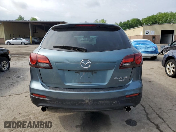 2013 Mazda CX-9 Touring with VIN JM3TB3CV4D0403296, listed as a Copart auction lot 58752705 with 123,334 mi miles and Clean title. Bid and sale history available at DreamBid. Image 6.
