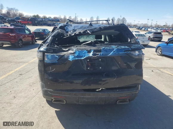 2021 Chevrolet Traverse Premier with VIN 1GNEVKKW6MJ246353, listed as a Copart auction lot 48122825 with 13,580 mi miles and Salvage Title. Bid and sale history available at carsss.com. Image 6.