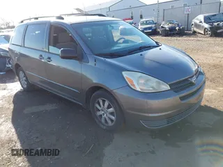 2005 Toyota Sienna CE with VIN 5TDZA23C15S340378, listed as a IAAI auction lot 41817609 with 307,384 mi miles and . Bid and sale history available at DreamBid. Image 1.