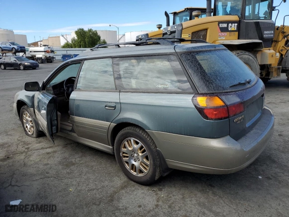 2002 Subaru Legacy Wagon Outback H6 L.L. Bean Edition with VIN 4S3BH806927634910, listed as a Copart auction lot 75510864 with 214,402 mi miles and Clean Title. Bid and sale history available at carsss.com. Image 2.
