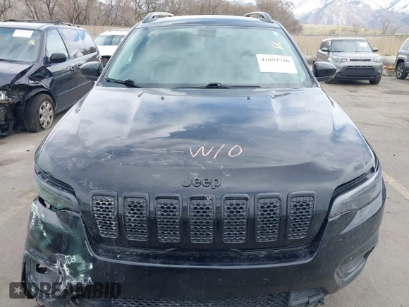 2020 Jeep Cherokee Altitude with VIN 1C4PJMLX9LD634920, listed as a IAAI auction lot 41892720 with 75,388 mi miles and . Bid and sale history available at DreamBid. Image 12.