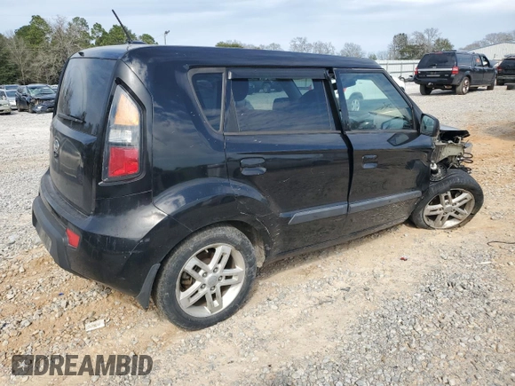 2011 Kia Soul + with VIN KNDJT2A22B7345581, listed as a Copart auction lot 47206035 with 0 mi miles and Salvage Title. Bid and sale history available at carsss.com. Image 3.