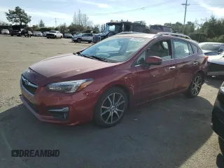 2017 Subaru Impreza Limited with VIN 4S3GTAU69H3712401, listed as a Copart auction lot 42454785 with 91,129 mi miles and Salvage Title. Bid and sale history available at carsss.com. Image 1.