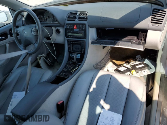 2002 Mercedes-Benz CLK 320/430 with VIN WDBLK70G22T095514, listed as a Copart auction lot 75862504 with Not Provided miles and Salvage Title. Bid and sale history available at DreamBid. Image 8.