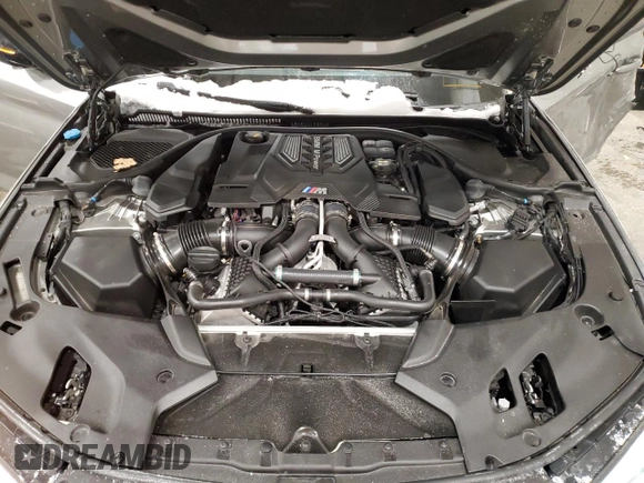 2019 BMW M5 with VIN WBSJF0C50KB447597, listed as a Copart auction lot 45179115 with 40,600 mi miles and Salvage Title. Bid and sale history available at carsss.com. Image 12.