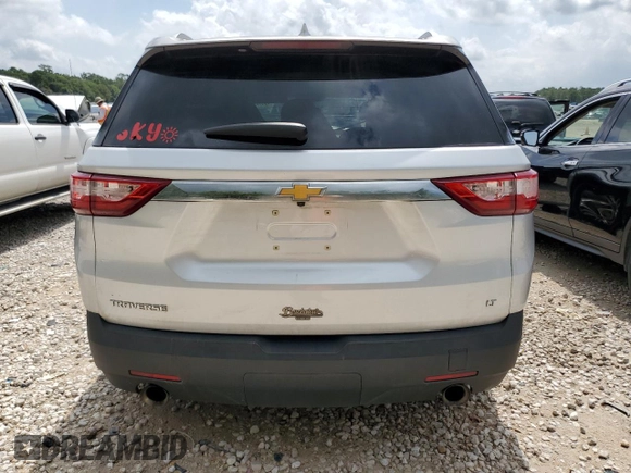 2018 Chevrolet Traverse LT Cloth with VIN 1GNERGKW7JJ108737, listed as a Copart auction lot 56896954 with 224,041 mi miles and Salvage Title. Bid and sale history available at carsss.com. Image 6.