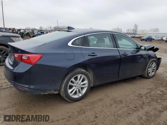 2018 Chevrolet Malibu LT with VIN 1G1ZD5ST2JF256762, listed as a Copart auction lot 81047274 with 134,345 mi miles and Salvage Title. Bid and sale history available at DreamBid. Image 3.