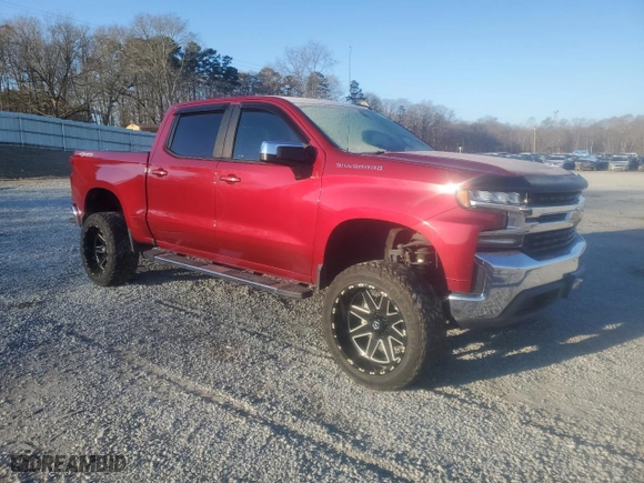 2019 Chevrolet Silverado 1500 LT with VIN 1GCUYDED2KZ278748, listed as a Copart auction lot 42137625 with 48,004 mi miles and Salvage Title. Bid and sale history available at carsss.com. Image 4.