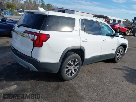 2020 GMC Acadia SLE with VIN 1GKKNKLA5LZ112128, listed as a IAAI auction lot 41472963 with 72,502 mi miles and . Bid and sale history available at carsss.com. Image 4.