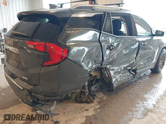 2020 GMC Terrain SLT z VIN 3GKALVEX9LL160887, wystawiony jako IAAI lot #42320027 z przebiegiem 63 044 mil mil oraz . Historia ofert i sprzedaży dostępna na DreamBid. Obrazek 18.