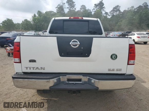 2006 Nissan Titan LE with VIN 1N6BA07A06N525735, listed as a Copart auction lot 53841875 with 97,897 mi miles and Salvage Title. Bid and sale history available at DreamBid. Image 6.