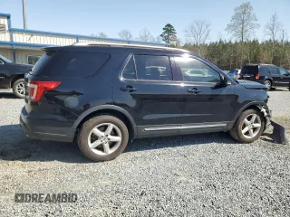 2018 Ford Explorer XLT with VIN 1FM5K7DH8JGC02629, listed as a Copart auction lot 50607615 with 71,018 mi miles and Salvage Title. Bid and sale history available at DreamBid. Image 3.