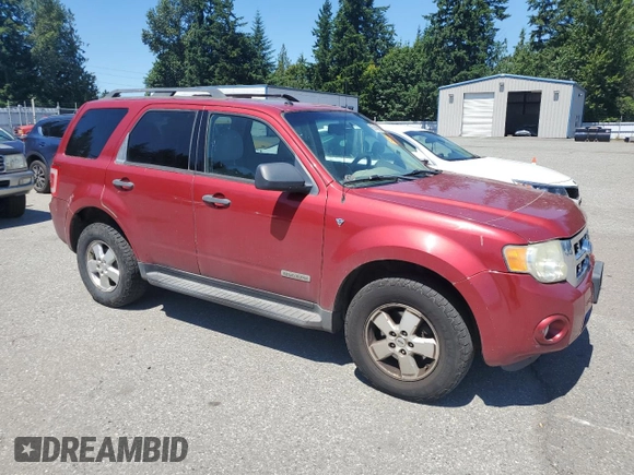 2008 Ford Escape XLT with VIN 1FMCU93128KA72839, listed as a Copart auction lot 63145615 with 202,711 mi miles and Clean title. Bid and sale history available at DreamBid. Image 4.